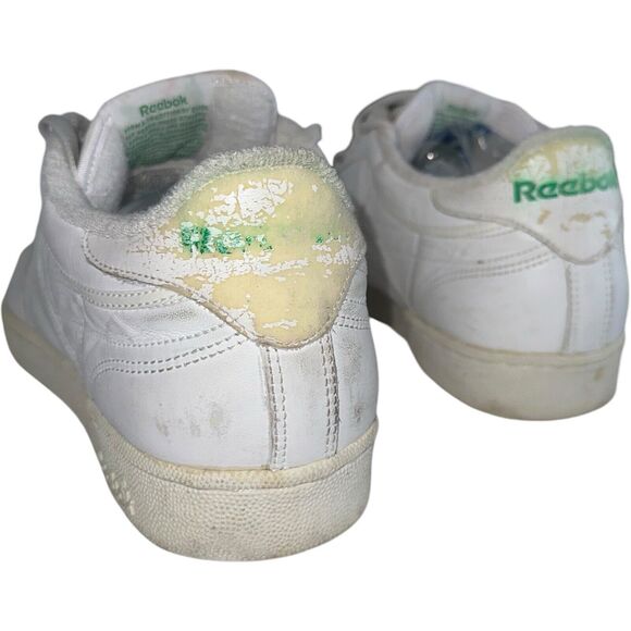Reebok Club C 85 Chalk White Green Mens 11W Retro 90s Vintage Sneakers - Picture 12 of 16